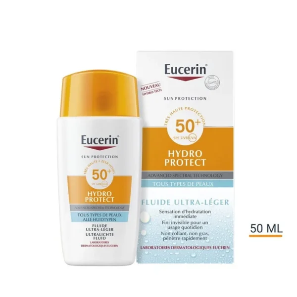 EUCERIN HYDRO PROTECT SPF 50 + 50 ML | Acheter au Maroc