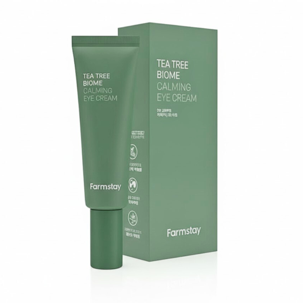 Farmstay Tea Tree Biome Calming Eye Cream 50ml | Acheter au Maroc