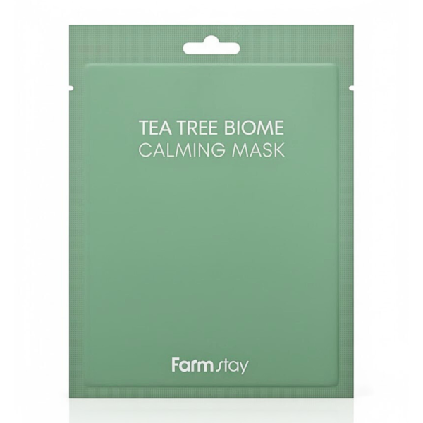 Farmstay Tea Tree Biome Calming Mask 25ml x 10Sheets | Acheter au Maroc