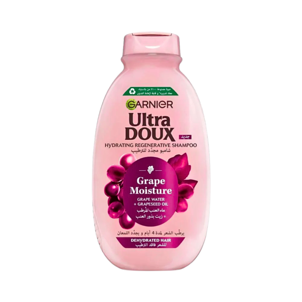 Garnier Ultra Doux Grape Moisture Shampoing 600ml | Acheter au Maroc
