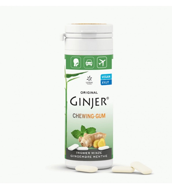 GINJER CHEWING-GUM GINGEMBRE MENTHE 30 G | Acheter au Maroc