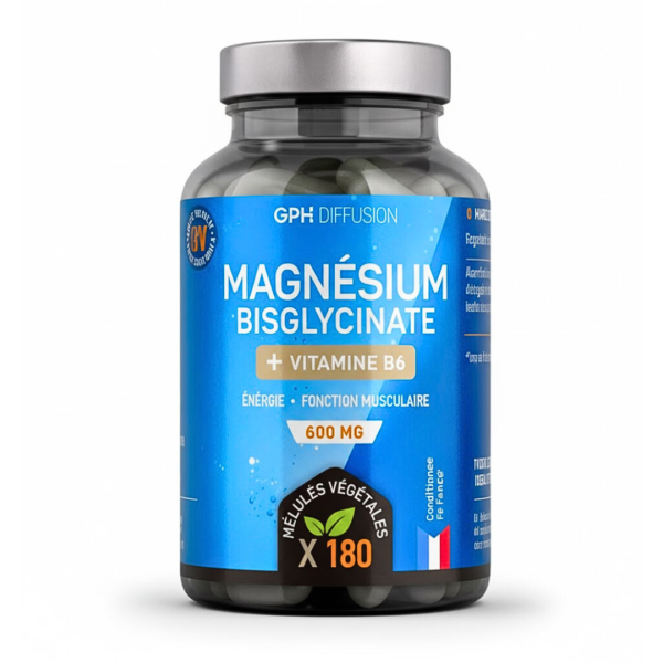 GPH Magnesium Bisglycinate 180Gelules | Acheter au Maroc