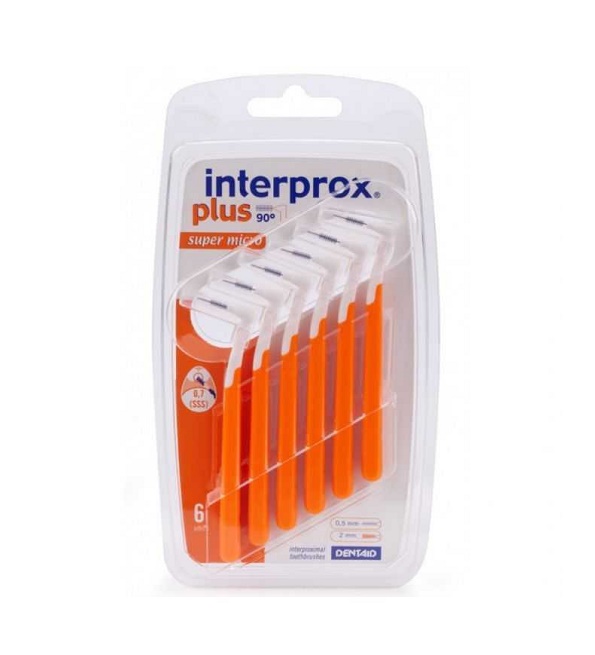 Interprox Plus Orange Super Micro Brossettes Interdentaires 6 Piéces | Acheter au Maroc