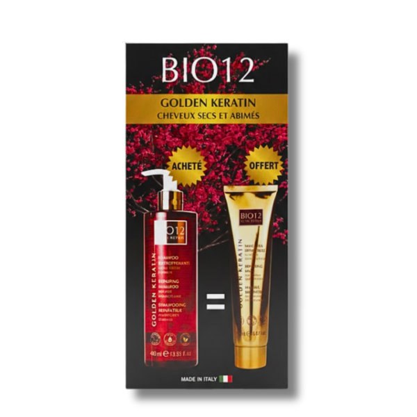 M&D Bio 12 Shampooing Reparateur+Masque Reparateur Pack | Acheter au Maroc