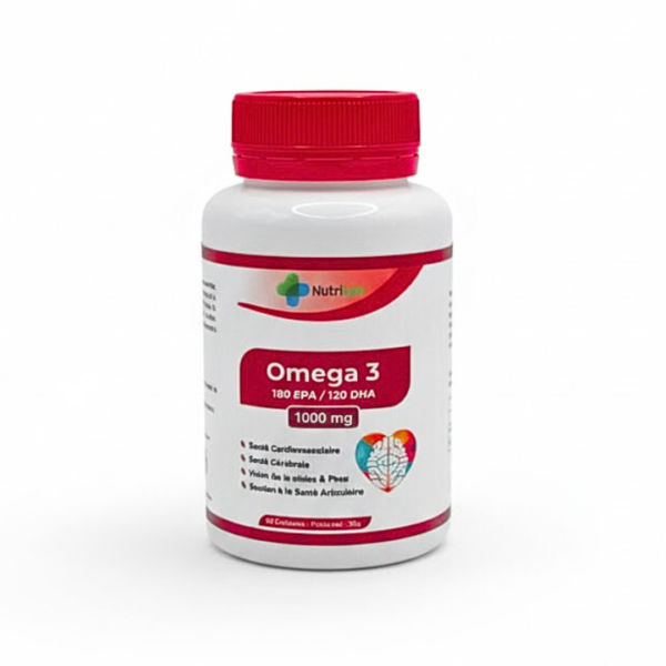 Nutrilab Omega 3 60 Gelules | Acheter au Maroc