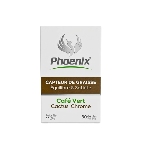 Phoenix Capteur De Graisse Cafe Vert 30 Gelules | Acheter au Maroc
