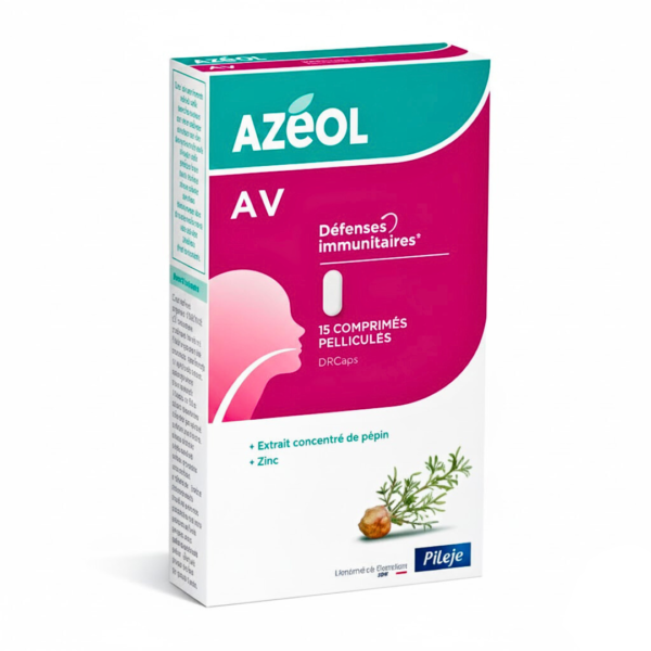 Pileje Azeol Av 15 comprimes | Acheter au Maroc