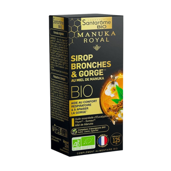 Santarome Sirop Gorge Miel De Manuka 125ml | Acheter au Maroc