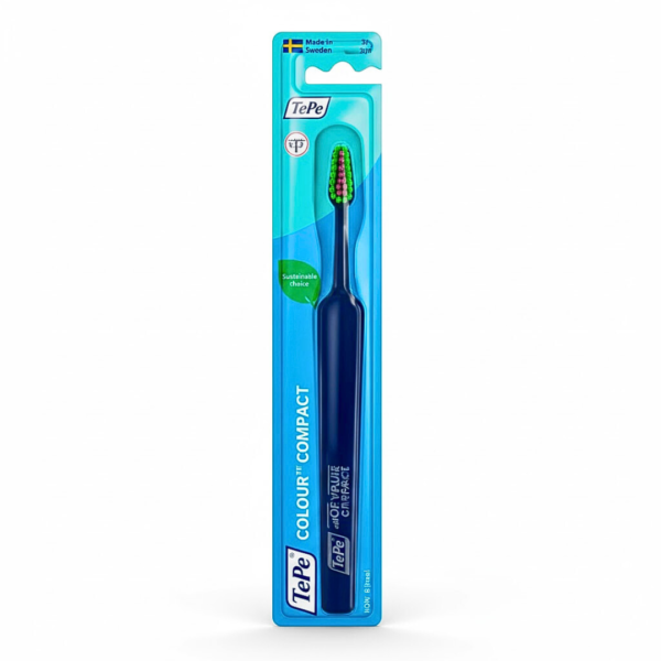 Tepe Brosse A Dents Colour Compact Bleu Fonce Extra Soft | Acheter au Maroc