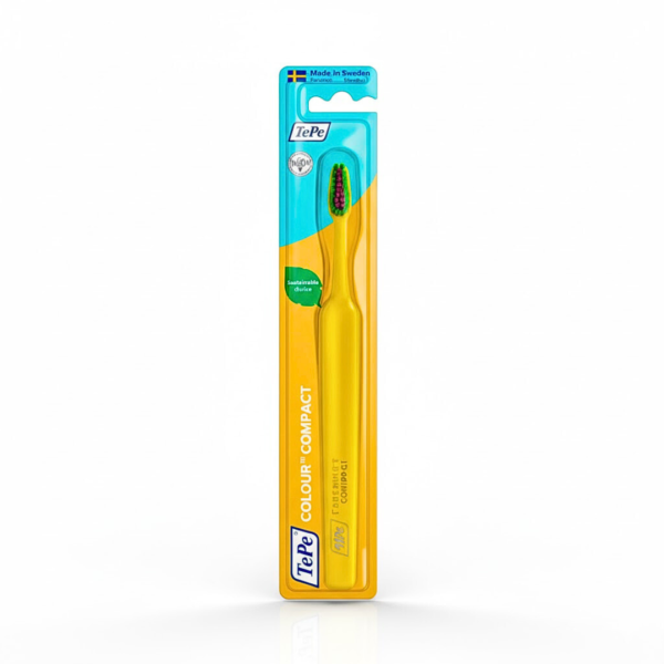 Tepe Brosse A Dents Colour Compact Jaune Extra Soft | Acheter au Maroc