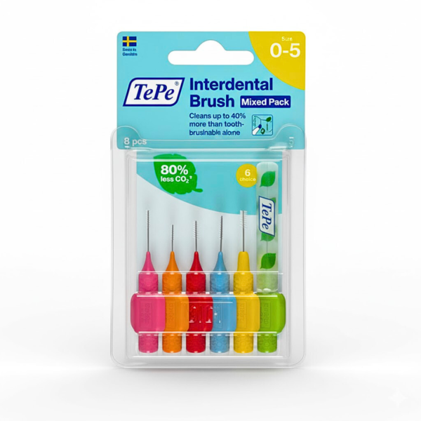 Tepe Interdental Brush Original Pack Mixt Taille 0-5 -6 Pieces | Acheter au Maroc