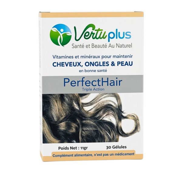 Vertu Plus Perfect Hair Cheveux+Ongles&Peau 30elules | Acheter au Maroc