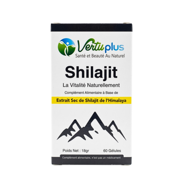 Vertu Plus Shilajit 60 Gelules | Acheter au Maroc