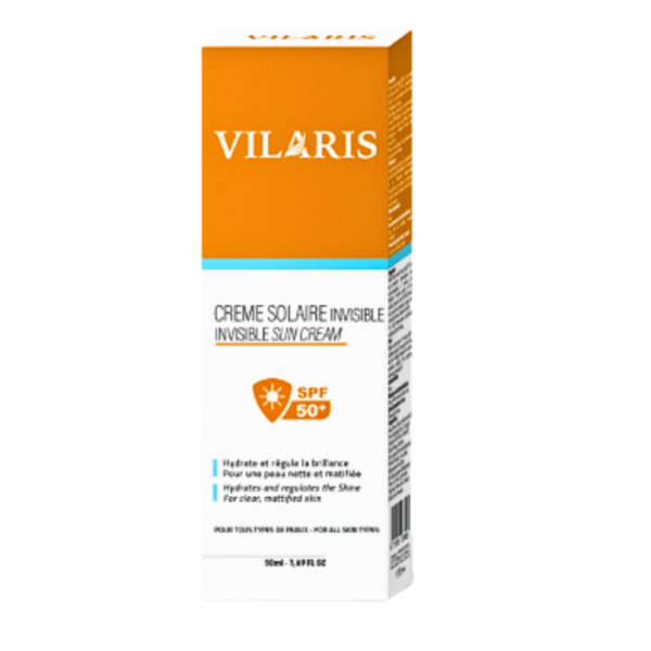 Vilaris Creme Solaire Invisible Spf50+ 50ml | Acheter au Maroc